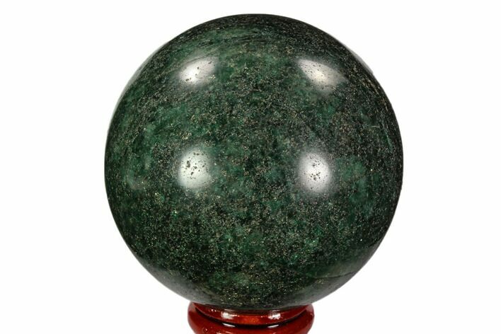 Polished Fuchsite Sphere - Madagascar #104246